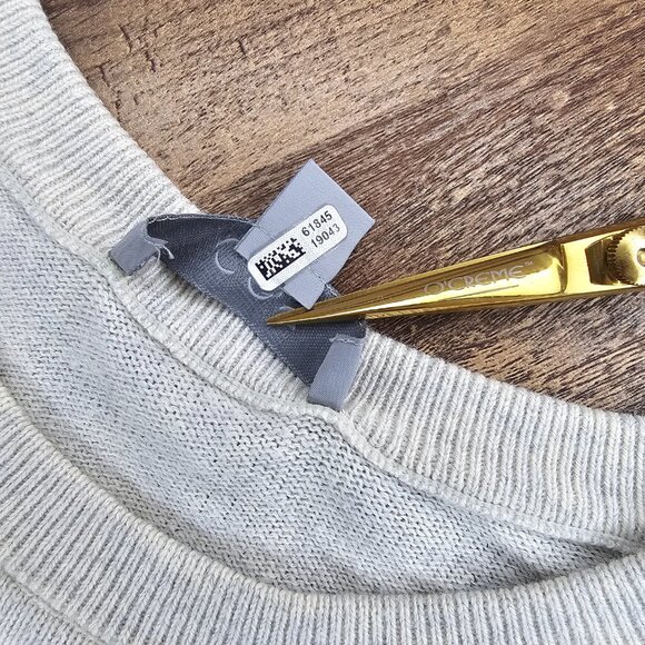 COS Cotton + Yak Hair Blend Lightweight Long Sleeve Crewneck Sweater, Small - Picture 7 of 9